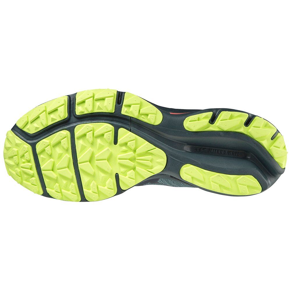 Mizuno Wave Rider GTX Orion Blue/Neo Lime | SPOKE